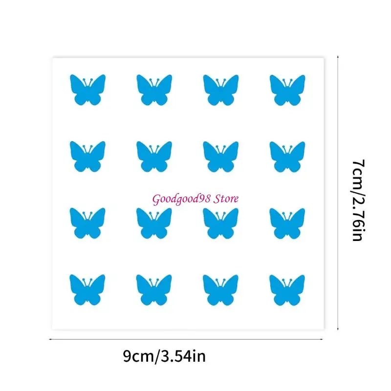 10 Sheets Sun Patches Reapply Reminder Sticker Detection Sticker for Beach W8EC