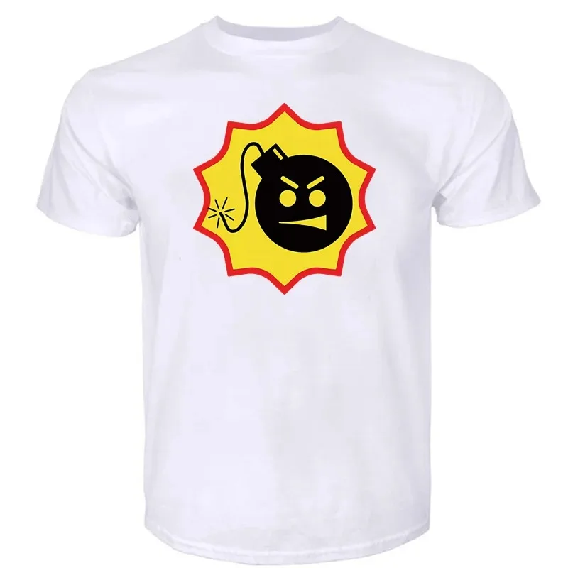 2024  New Top Serious Sam Stone Logo Funny Black White T-Shirt S-2Xl B Large Size Tee Shirt