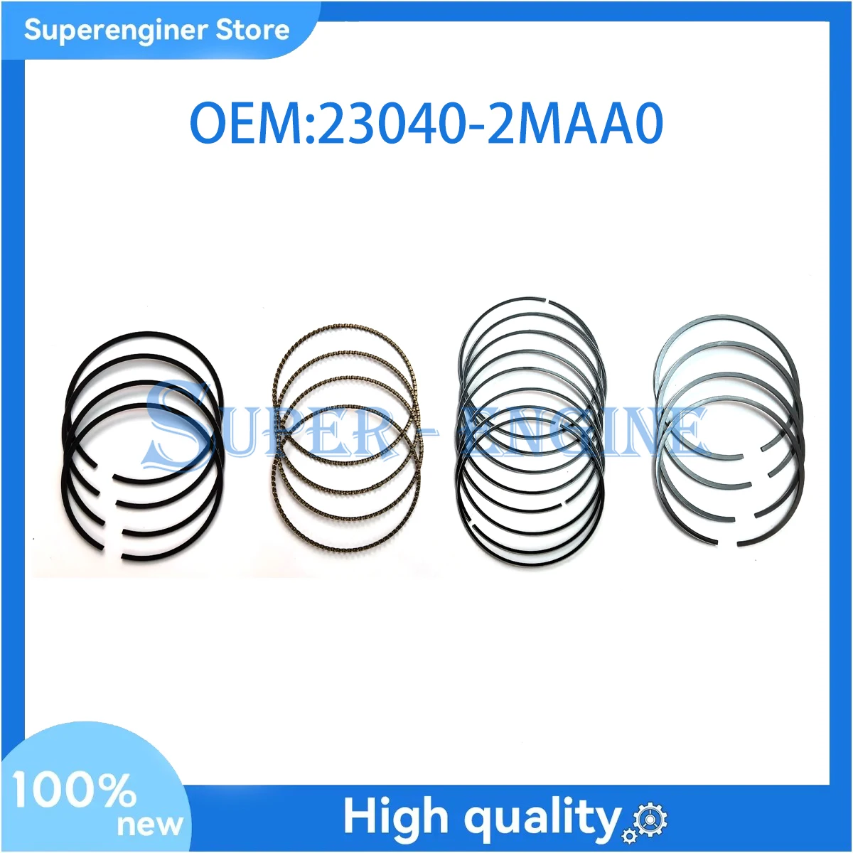 

Brand new 1.6L Ring Set Piston 23040-2MAA0 For Hyundai Accent | Kia Rio 2021-2023 230402MAA0