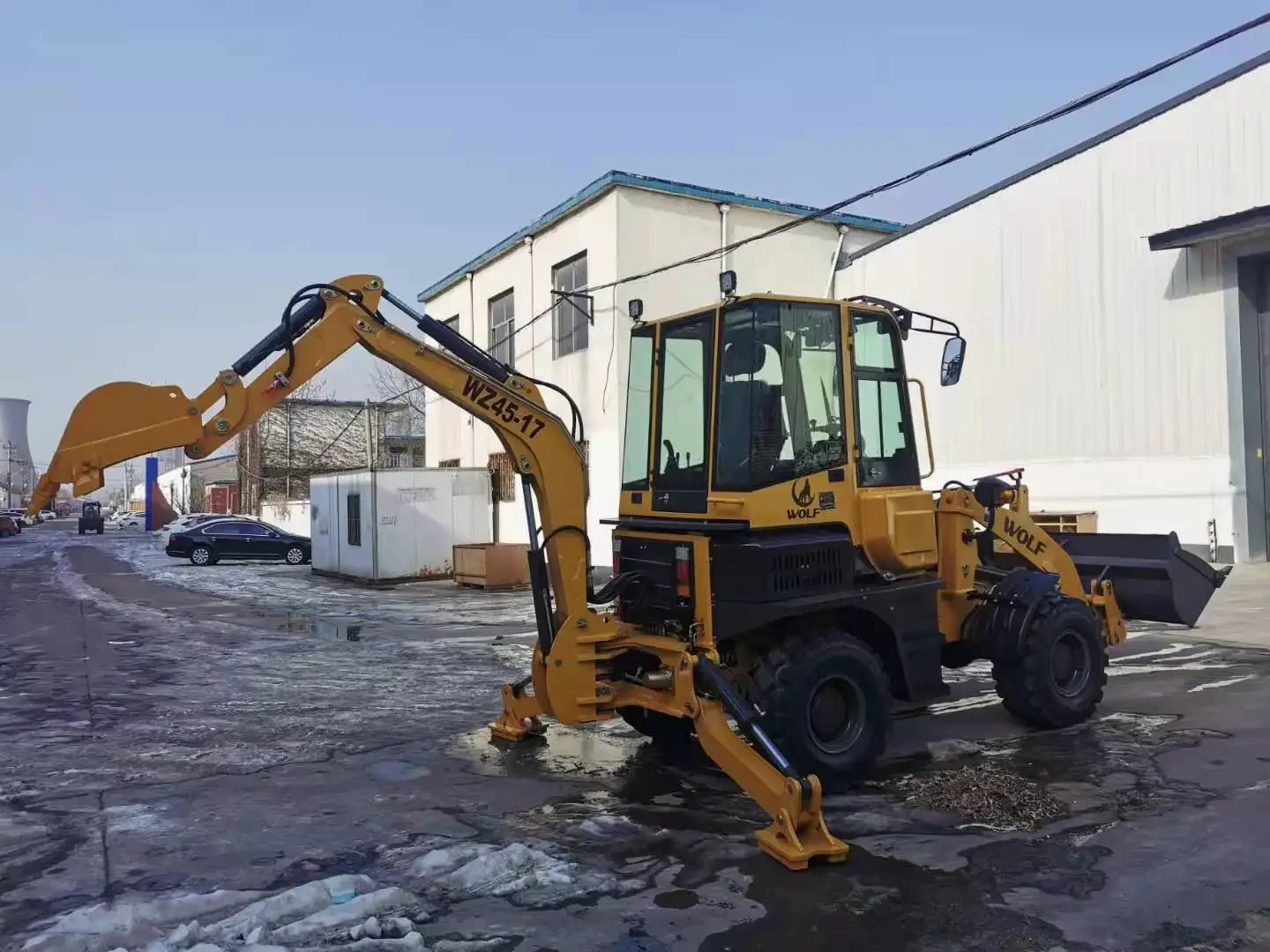 Goede Kwaliteit Backhoe Loader WZ45-17 Loader Met Lage Prijs