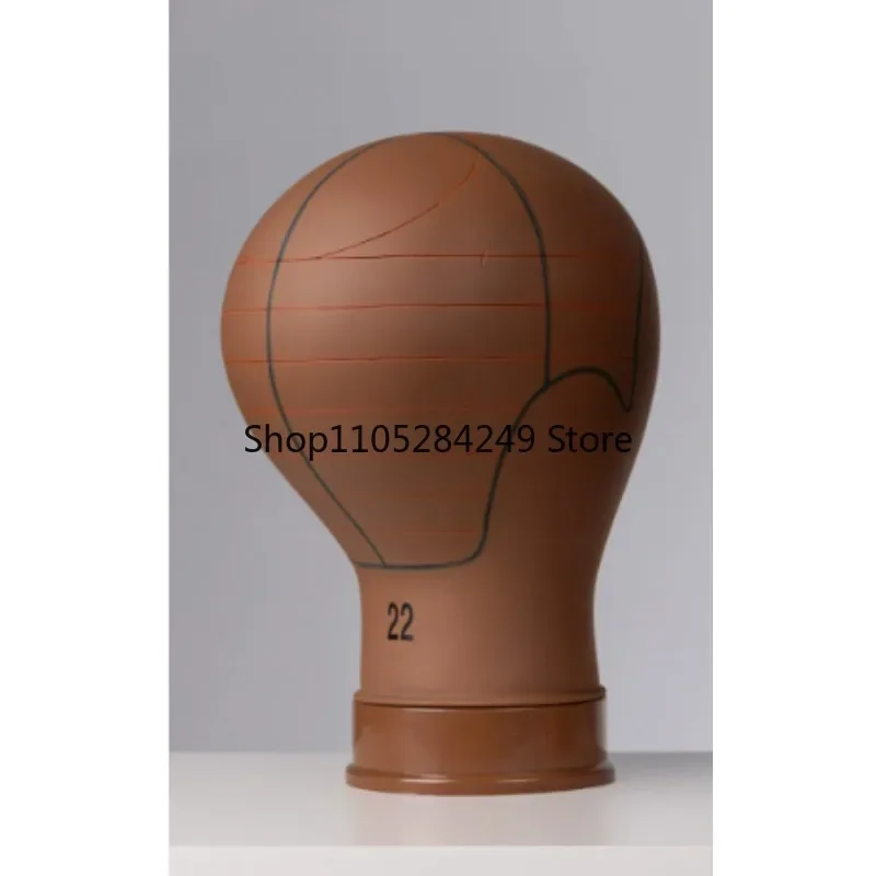 PVC Mannequin Head Cork Canvas Mannequin Wig Making Display 21 22 23 Inch