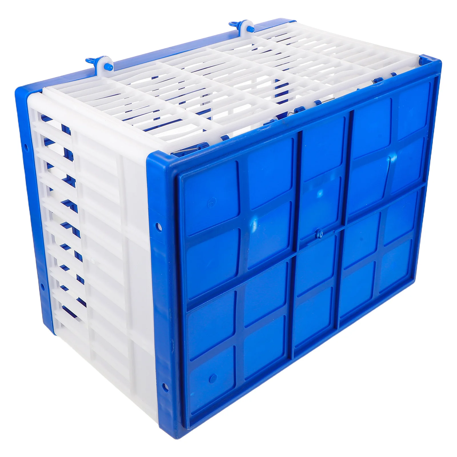 

Plastic Foldable Pigeon Basket Portable Bird Transport Cage 15.64x11.71x9.82in Ventilated Lightweight Pigeon Carry Basket Racing