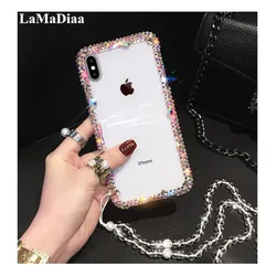 Phone case with crystal rhinestone and Diamond for Xiaomi Redmi 13, Note 12 pro plus, note 14, 10 Pro Max, luxury