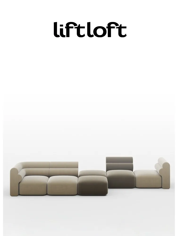

Customizable Loaf Sofa Lift Loft Original Designer Module Combination Sofa Free Module Combination