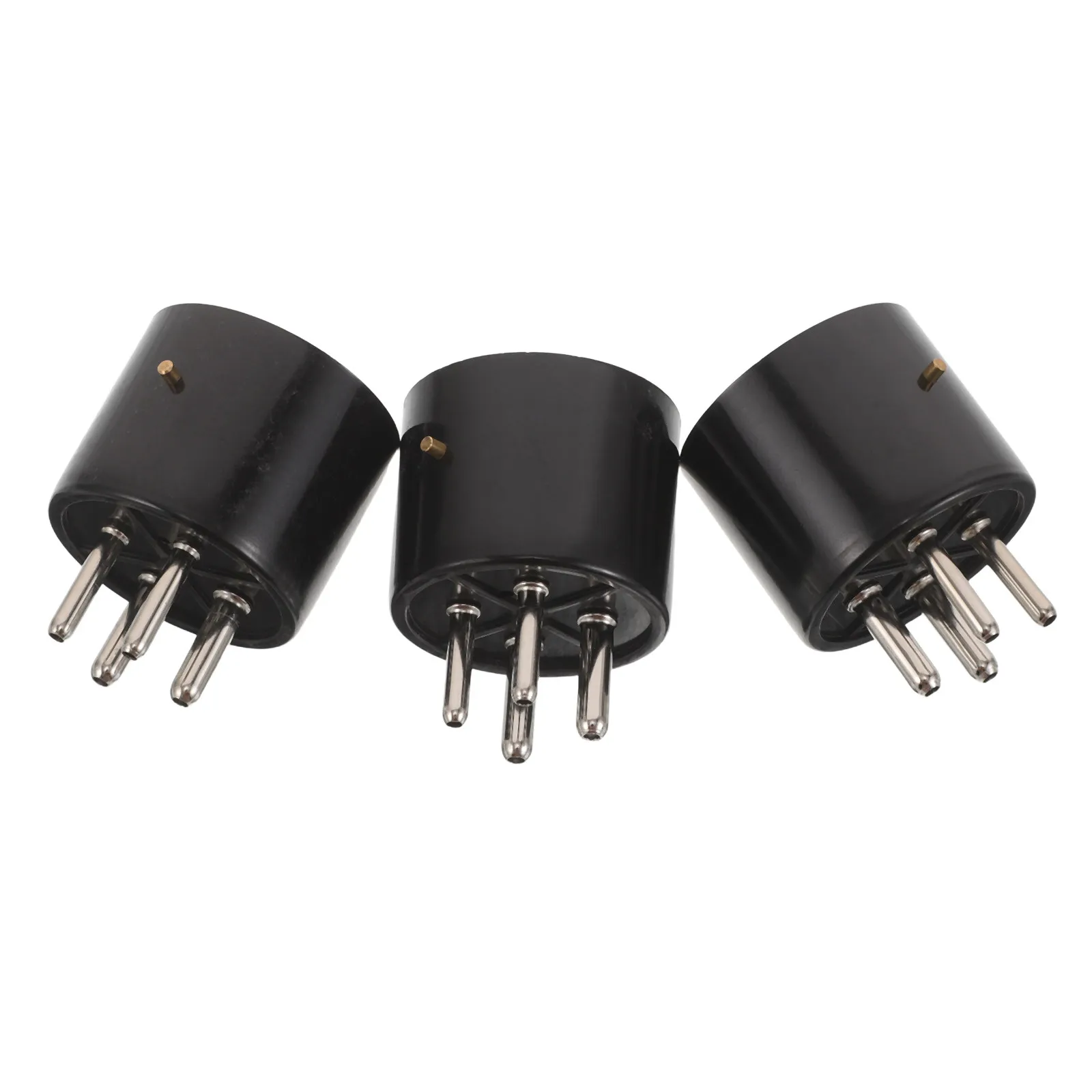 Vintage Radio Repair - 3Pcs 4 Pin Vacuum Tube Plug
