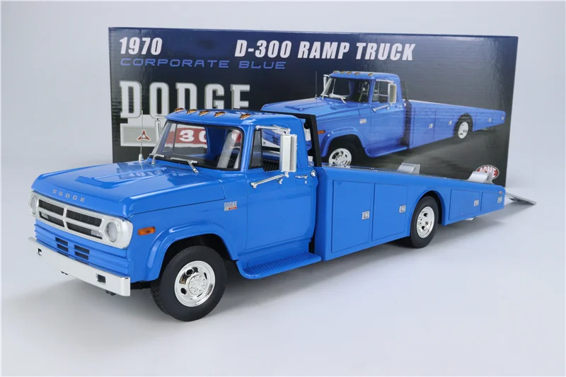 

ACME 1:18 D-300 Ramp Truck 1970 Simulation Limited Edition Alloy Static Car Model Toy Gift