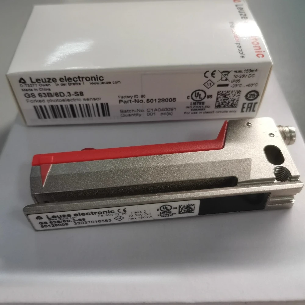 Bild 3: Leuze GS 63B/6D.3-S8 50128008, gegabelter Lichtschranke, Etikettensensor, neues Original