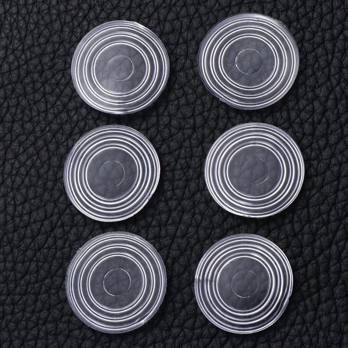 

18Pcs Round Shaped Pads Glass Table Pads Plastic Rubber Mat Anti-Skid Protective Effect for Furniture Wall Wooden Floor Silent