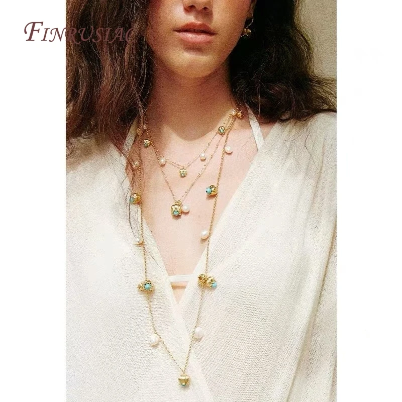 18K Gold Plated Flower Pendant Charm For Necklace Findings,DIY Earring Component,Necklace Bracelet Jewelry Making Accessories image 2