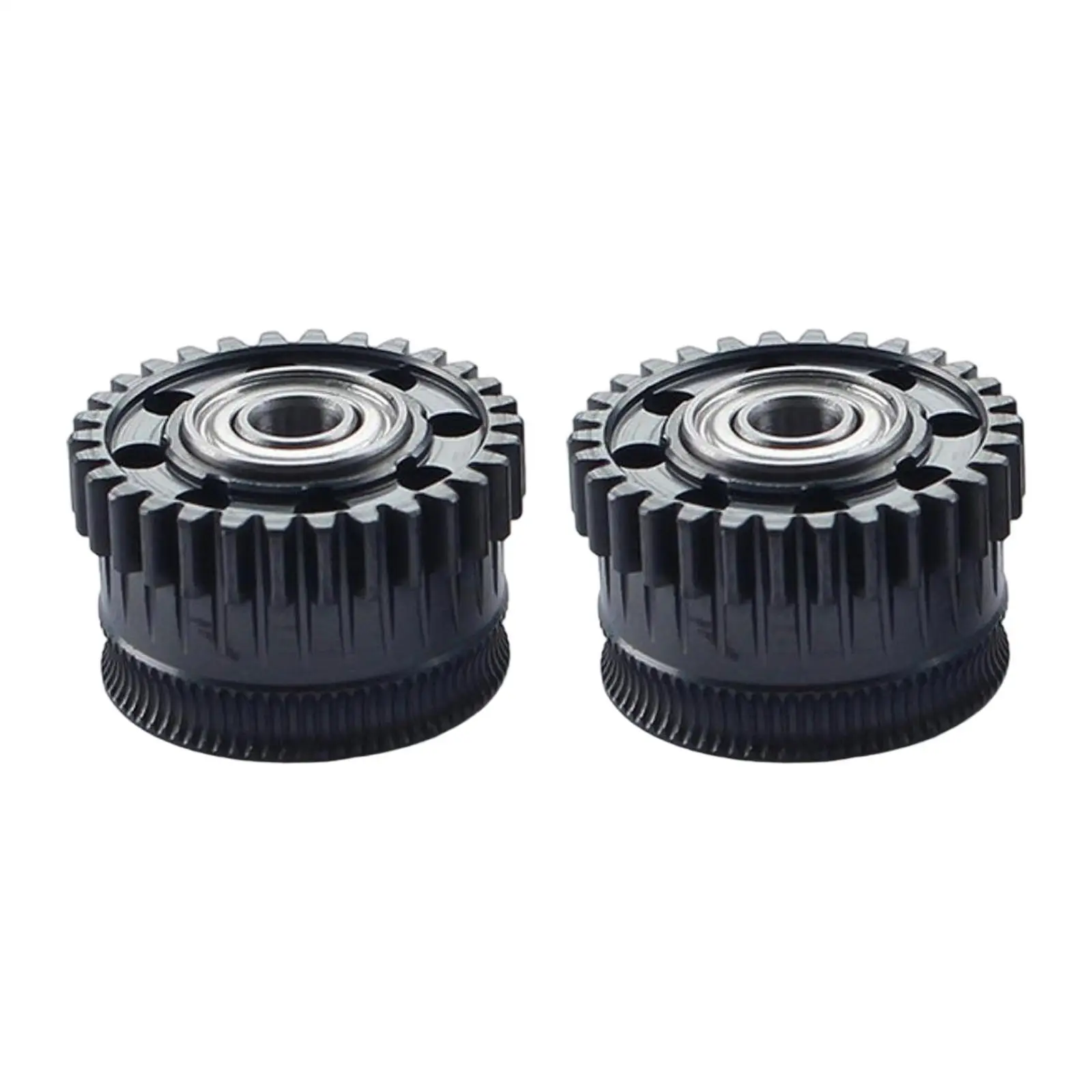 2 Pieces Extruder Gear Easy to Install Wear Resistance Spare Parts Replacement Professional 3D Printer Accessories for K2 Plus