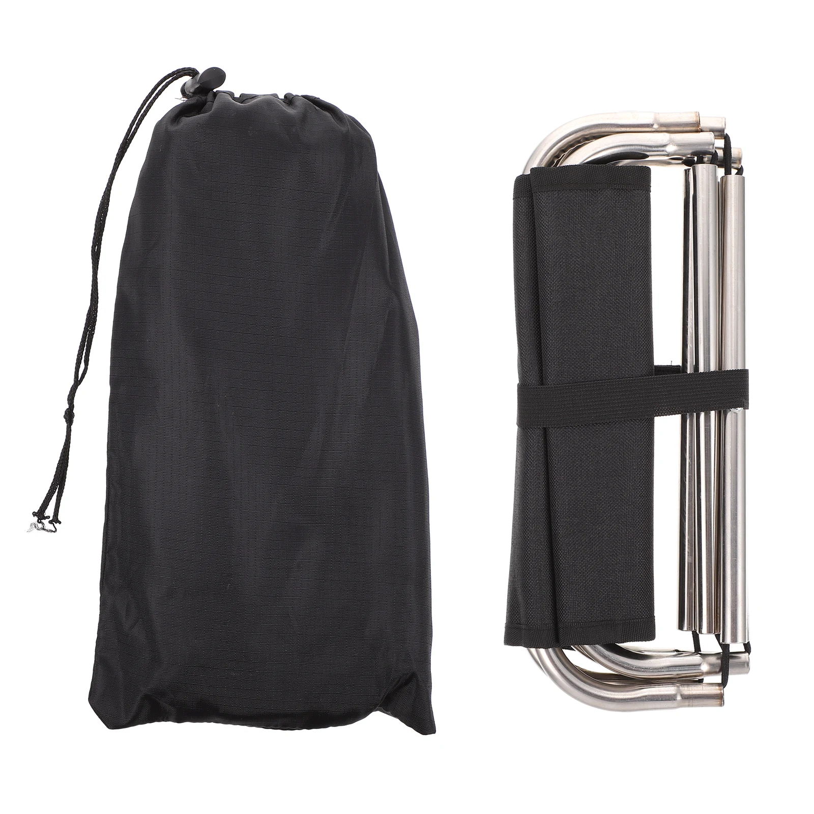 

Portable Folding Fishing Chair Camping Stool Beach Outdoor Seat Lightweight Durable Steel Fabric Travel Garden Picnic Seat For