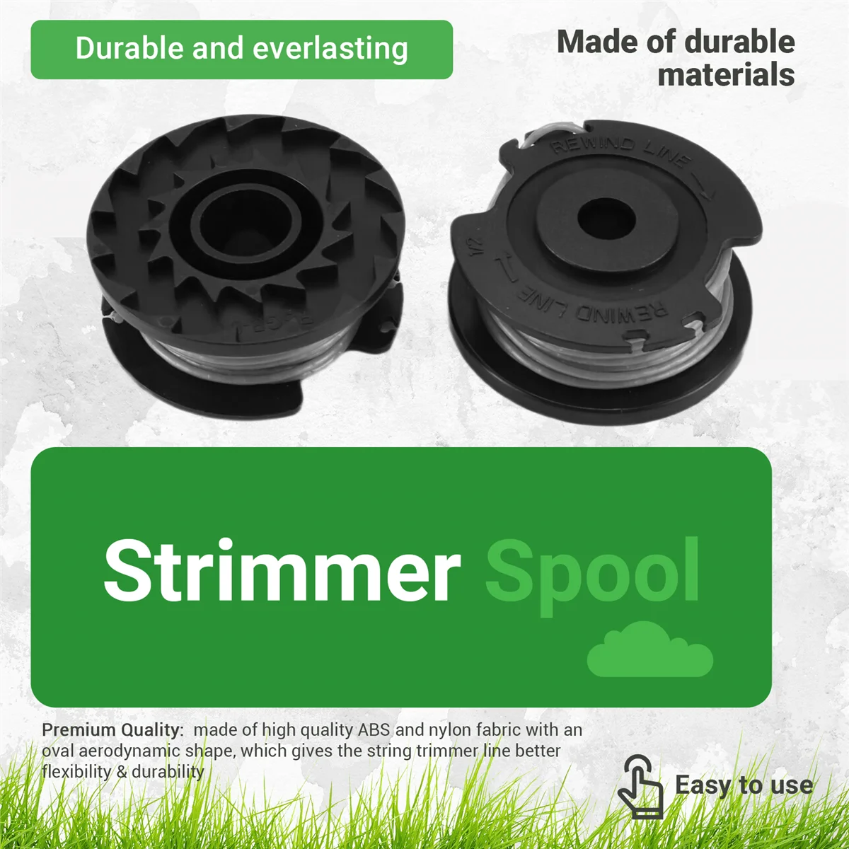 

A78G Strimmer Spool Replacement for , 8Pcs String Trimmer Spool Compatible with Cordless Grass Trimmer Art 23 SL