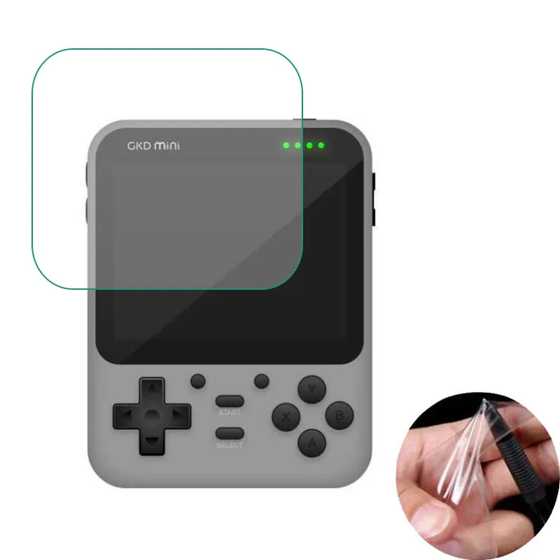 3pcs Soft Protective Film Screen Protector Cover for GKD Mini Handheld Video Game Console Display Protection Accessories