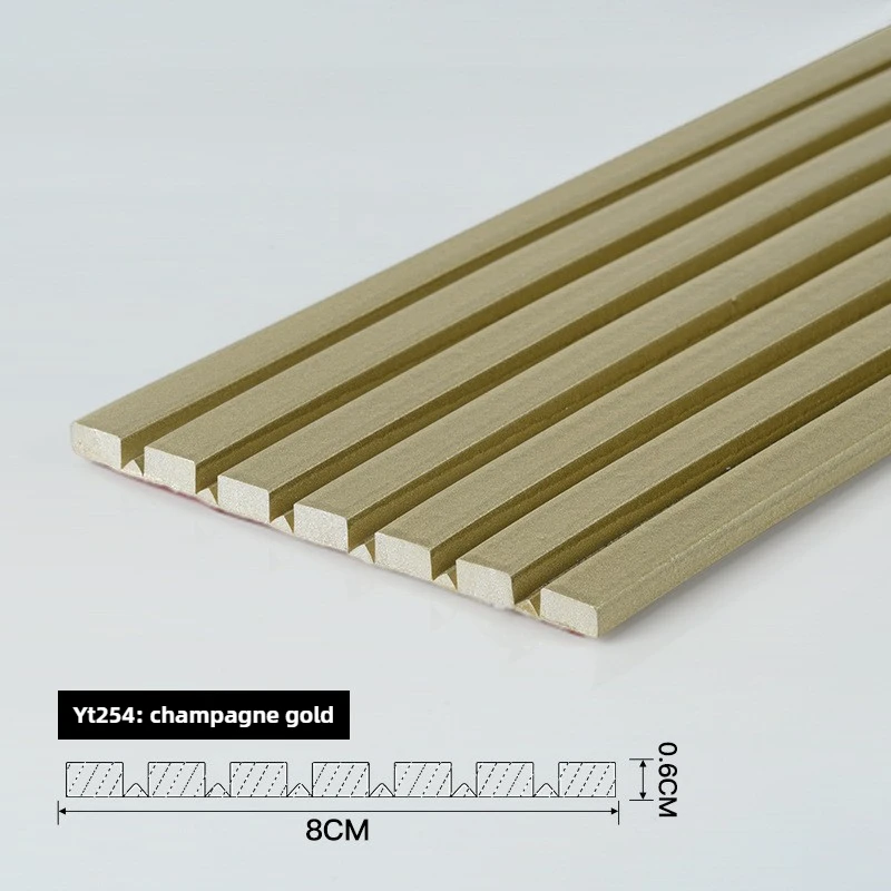 PVC Self-Adhesive 3D Groove Wall Board, Wood Grain Effect Wall Covering Panels, Peel Stick DIY for Living Room Bedroom Feature