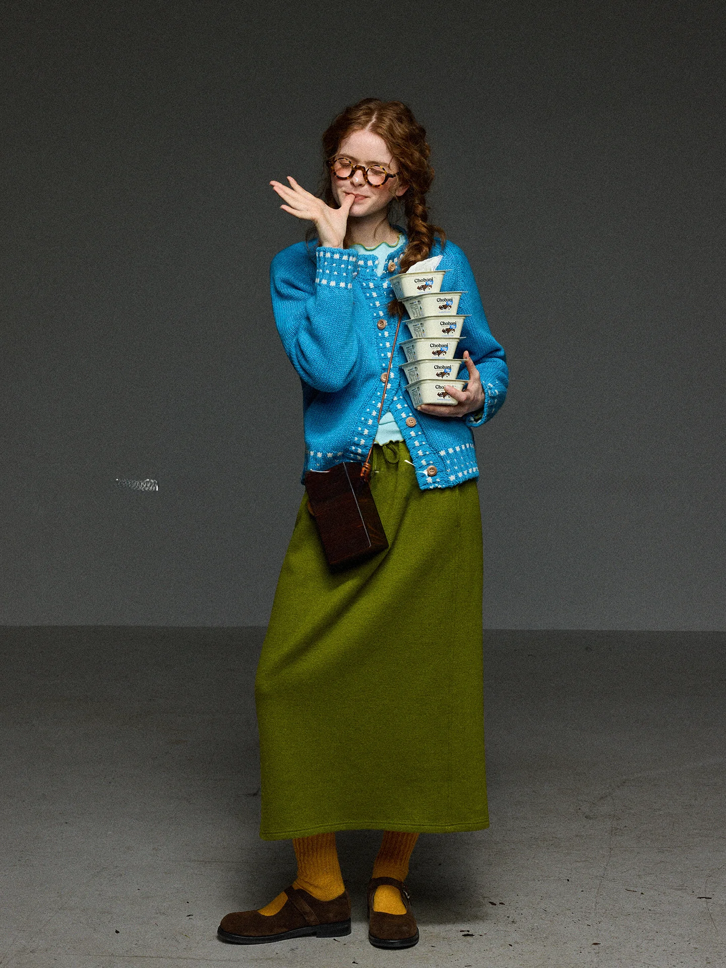 

Ретро-кардиган свободного кроя с круглым вырезом, вязаный, цветной, женский, мягкий, универсальный, стройнящий, верхняя одежда для весеннего сезона