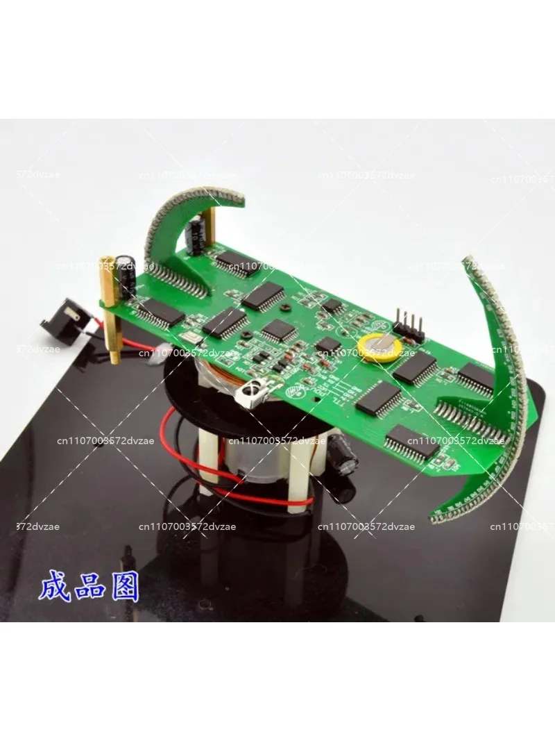 Double Spherical Rotating LED Display POV Clock Kit Advertising Screen Display Globe DIY