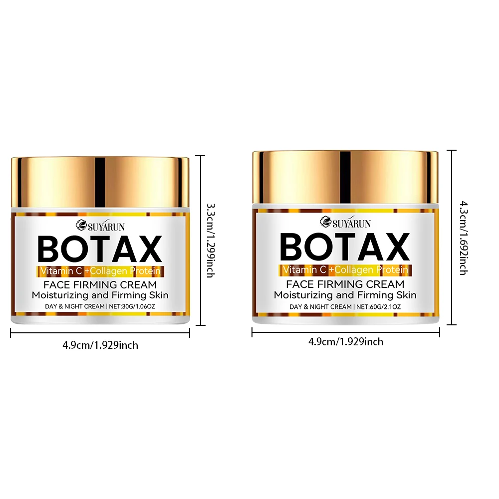 SUYARUN Krim Wajah Anti Penuaan Botax Profesional |   Formula Pengurang Kerut & Mengencangkan Kulit |   Bahan Alami.