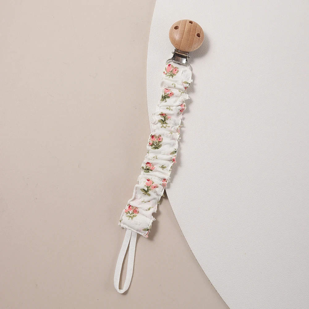 Fabric Pacifier Clip, Stylish & Soft Pacifier Holder