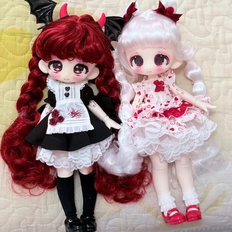 

Sweet Shopwindow 1/6 Bjd Removable Wig Bjd Blind Box Kawaii Anime Movable Joint Decoration Collection Desktop Model Toys Gifts