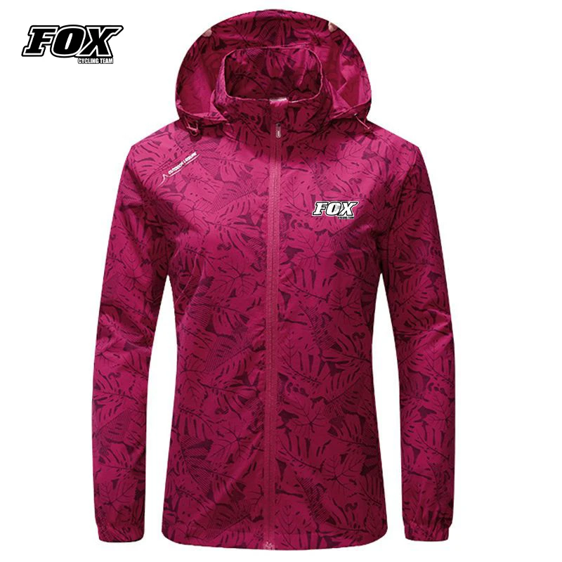 

Fox Cycling Team Mtb Jacket Summer Bike Downhill Windbreaker Bicycle Motocross Breathable Clothing Woman Outerwear Couple Coat