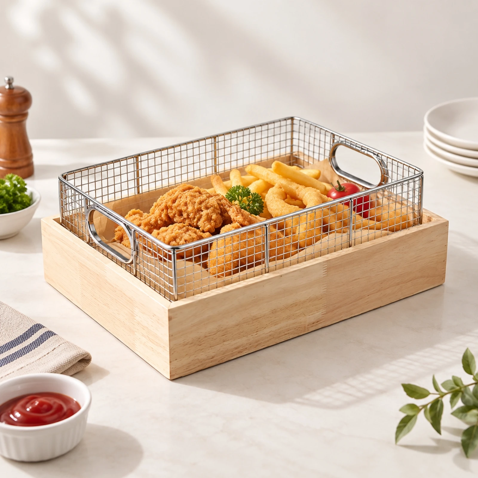 Drewniane pudełko do ekspozycj – Food Storage In Stainless Steel recenzja i cena