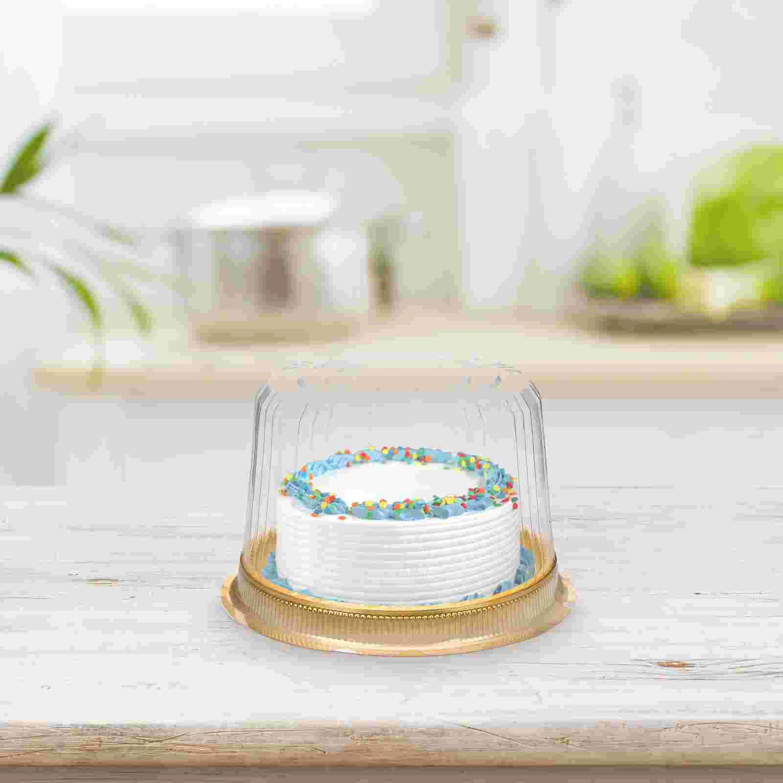 Cake Stand with Lid Box Transport Container Boxes Baby Formula Dispenser Cheesecake