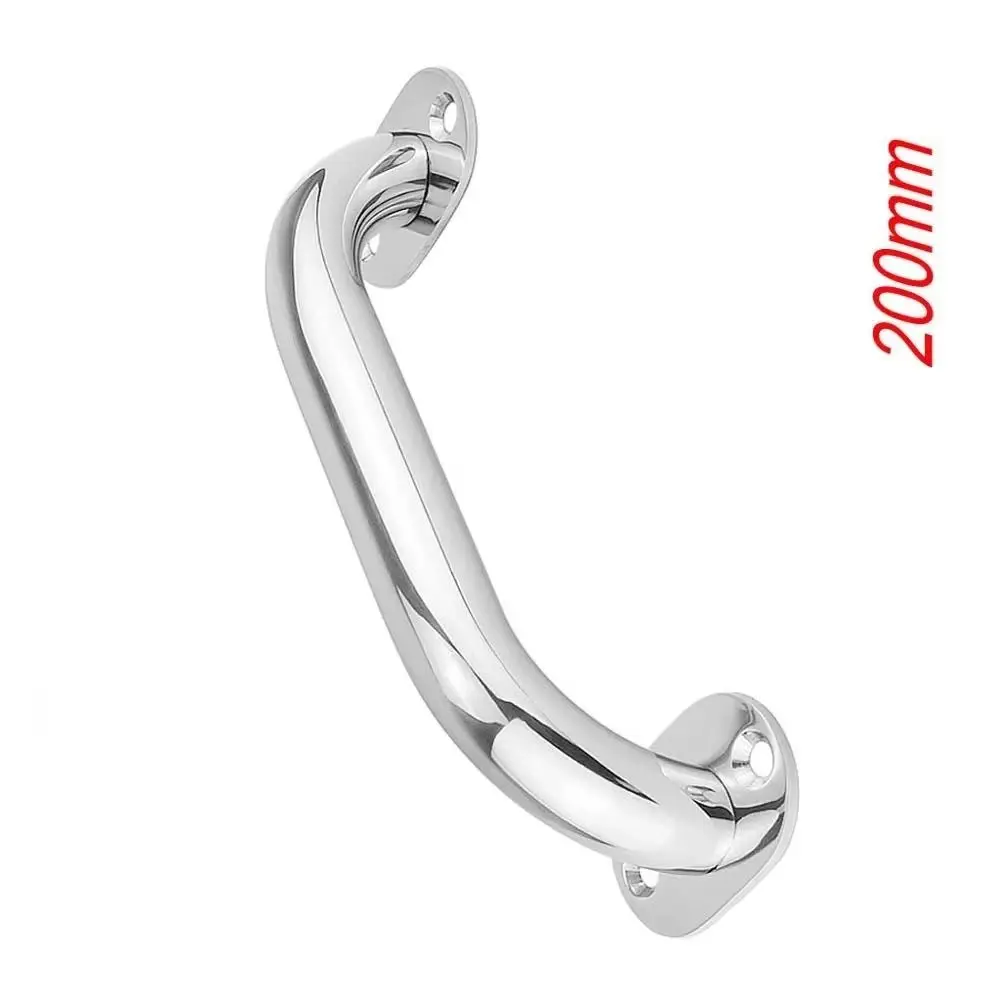 200mm Marine Grade 316 Stainless Steel Grab Handle Door Handrail Grip Rail Grab Bar Handle Boat Hatch Yacht Marine Bathroom