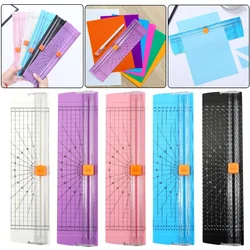 A4/A5 Paper Cutting Guillotine Paper Cutter with Pull-out Ruler for Photo Trimmers Scrapbook Lightweight Cutting Mat Machine