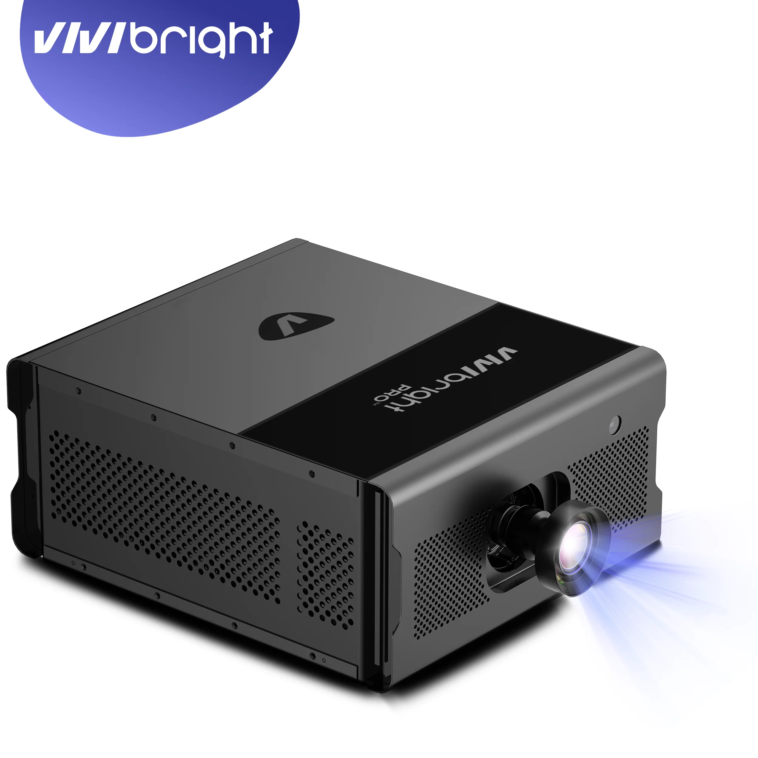 جهاز عرض جولف Vivibright KD7000 للاستخدام الداخلي المحاكاة مع عرض DLP قصير للغاية 4K وشاشة عرض غامرة