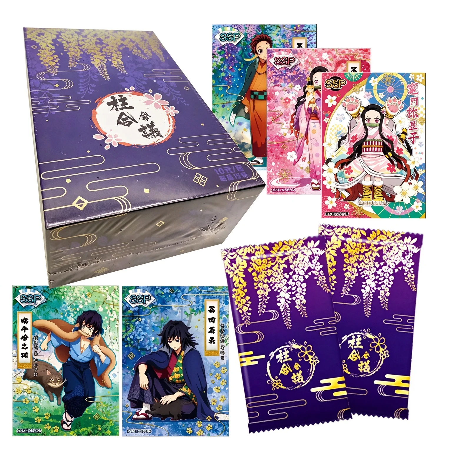 scatola-di-carte-collezionabili-demon-slayer-hashira-meeting-carte-flash-ssp-di-personaggi-anime-carte-da-gioco-collezionabili-per-collezionisti-di-manga