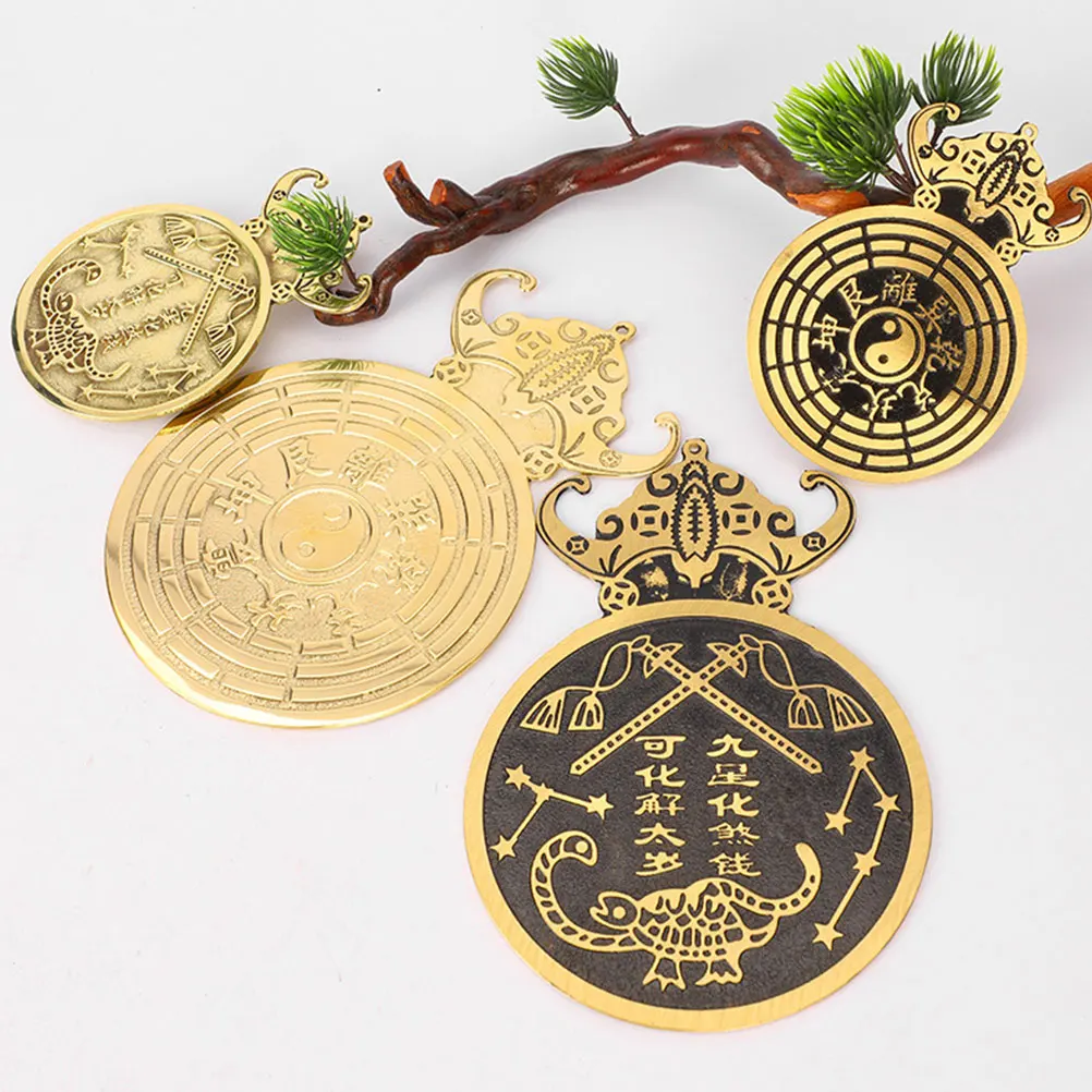 

Eight Diagrams Mirror Chinese Luck Craft For Home Decor Exorcism Ornament Wall Hanging Temple Gift Luck Mirror Pendant