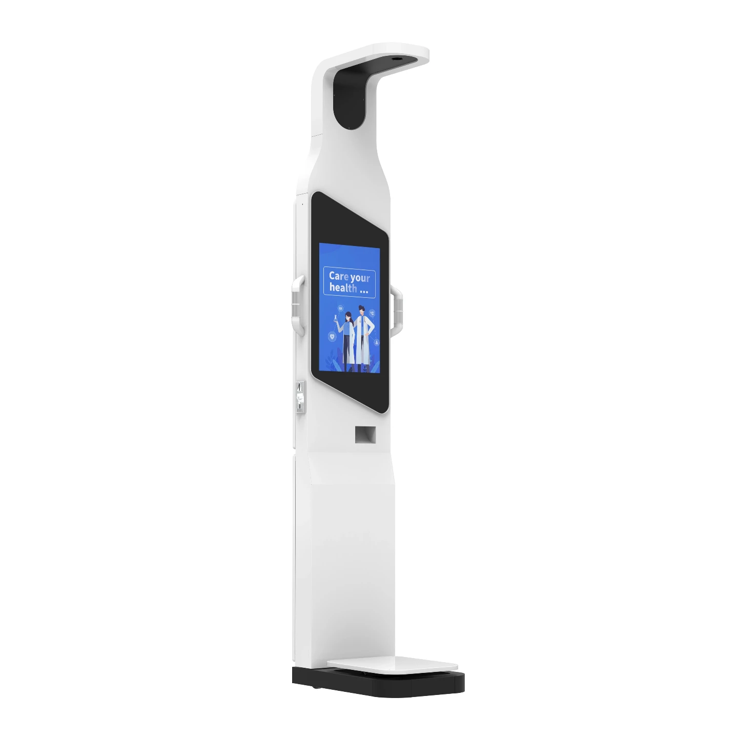 Large LCD Screen Digital Height Weight Scale Professional Body Measuring Machine For Gym Lab Outdoor Clinic Factory Wholesale Pr
