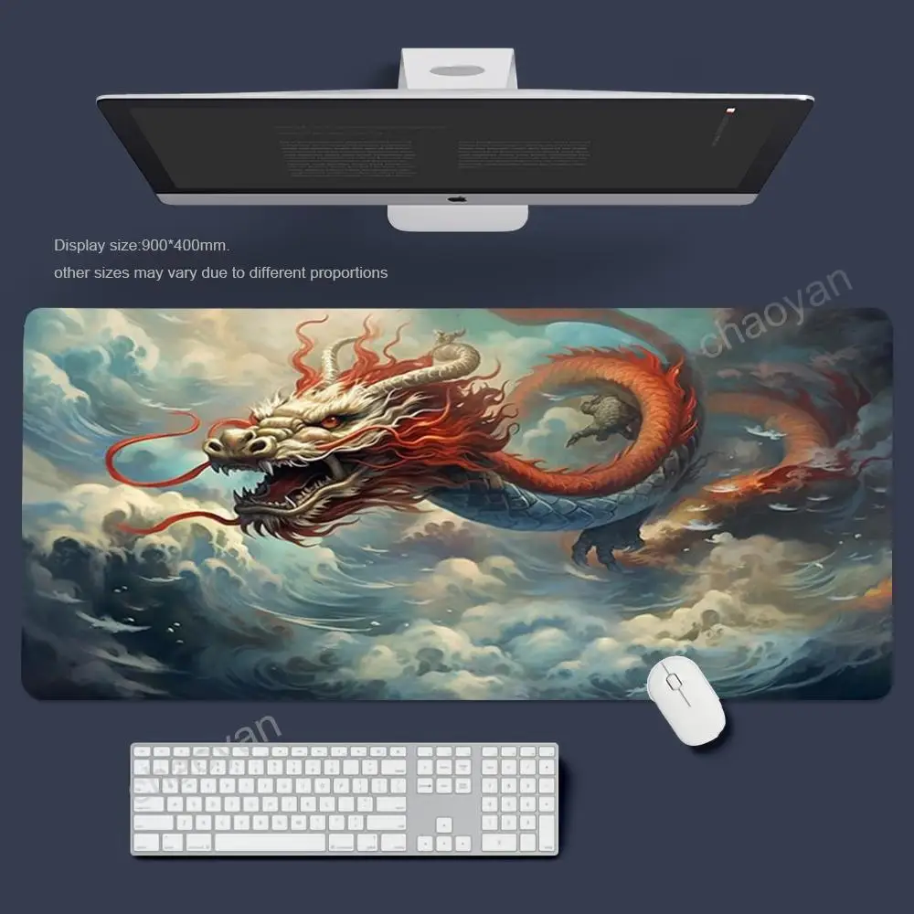 

Colorful Dragon Mouse Pad Gamer Office Accessories Pc Cabinet Games Desk Mat Computer Desks Keyboard Gaming Mats Long Desk Pads