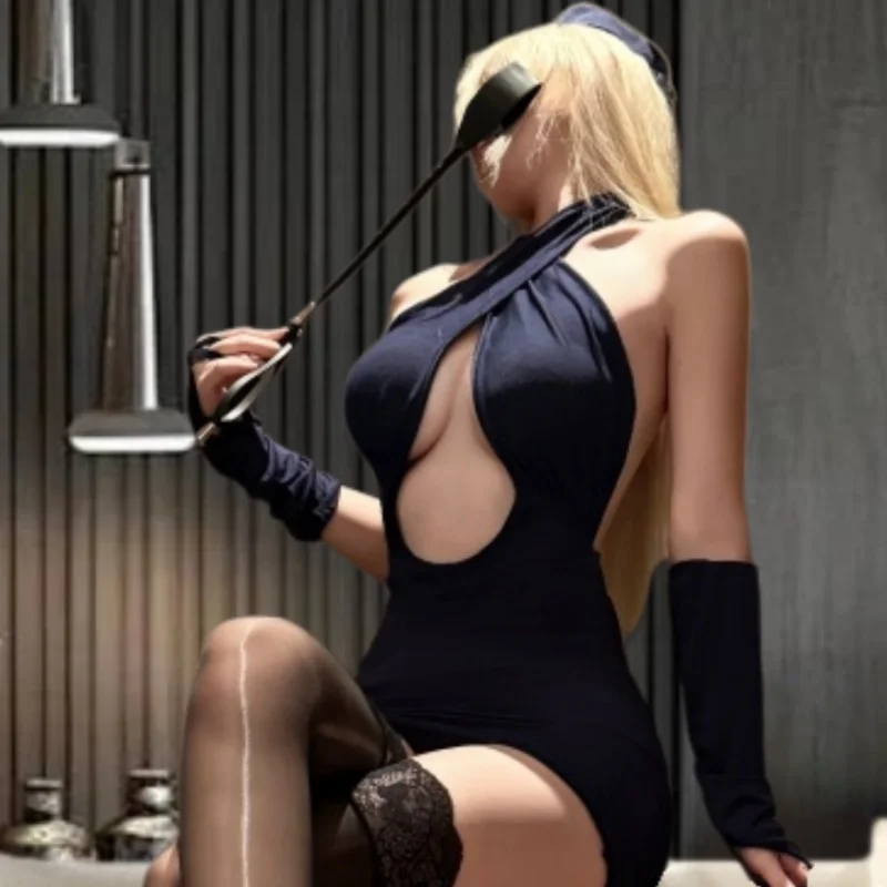 Lingerie Sexy, robe pull érotique, lingerie de flirt, uniforme de séduction SM, cadeaux d'anniversaire, taille unique