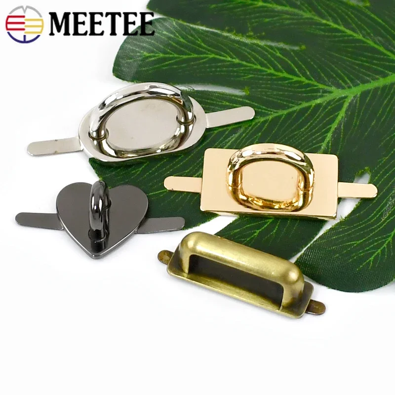 4/10Pcs Metal Arch Bridge Connector Hook D Ring Handbag Handle Side Clip Clasp Bag Strap Clamp Buckle Hardware Accessories