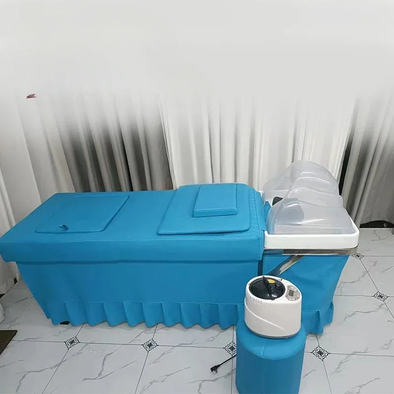 

Water Storage Shampoo Chair Beauty Salon Fumigation Phototherapy Water Circulation Multifunctional Integrated Bed