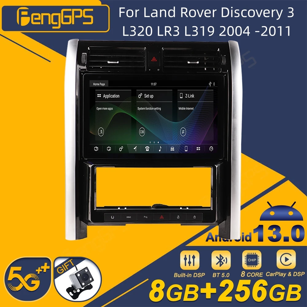 

For Land Rover Discovery 3 L320 LR3 L319 2004 -2011 Android Car Radio 2Din Stereo Receiver Autoradio Multimedia Player GPS Navi