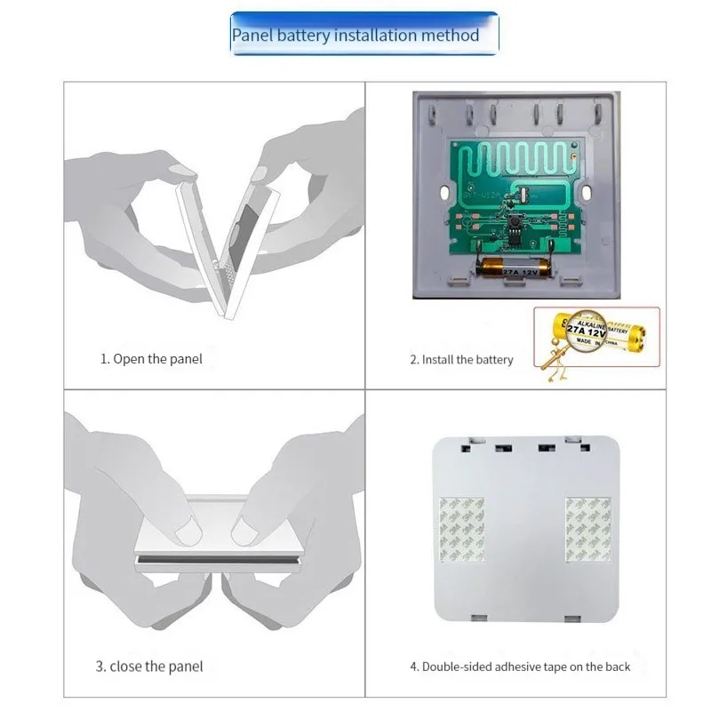 Factory wholesale can produce the light guide column according to the demand 86 type key switch module 433 RF transmitter can b