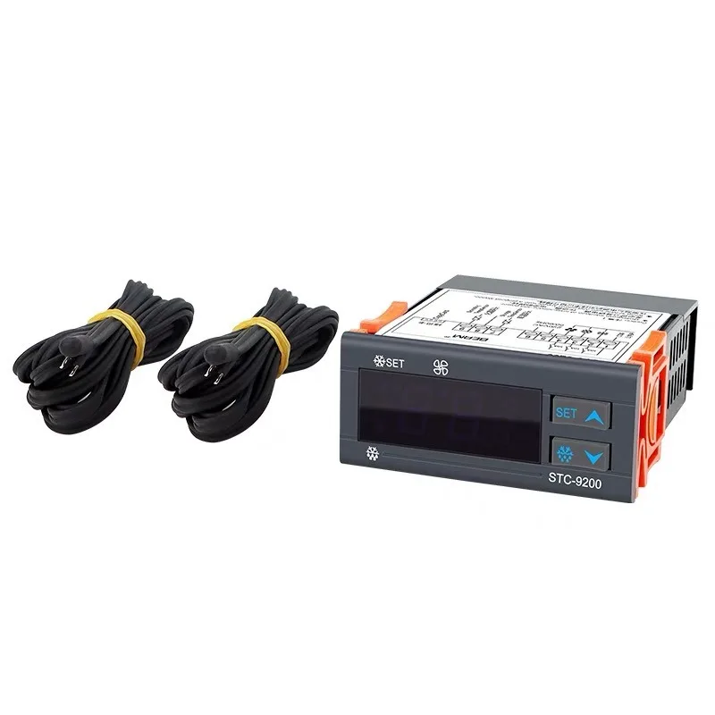 STC-9200 digital display freezer intelligent thermostat cold storage refrigeration fan defrosting temperature controller