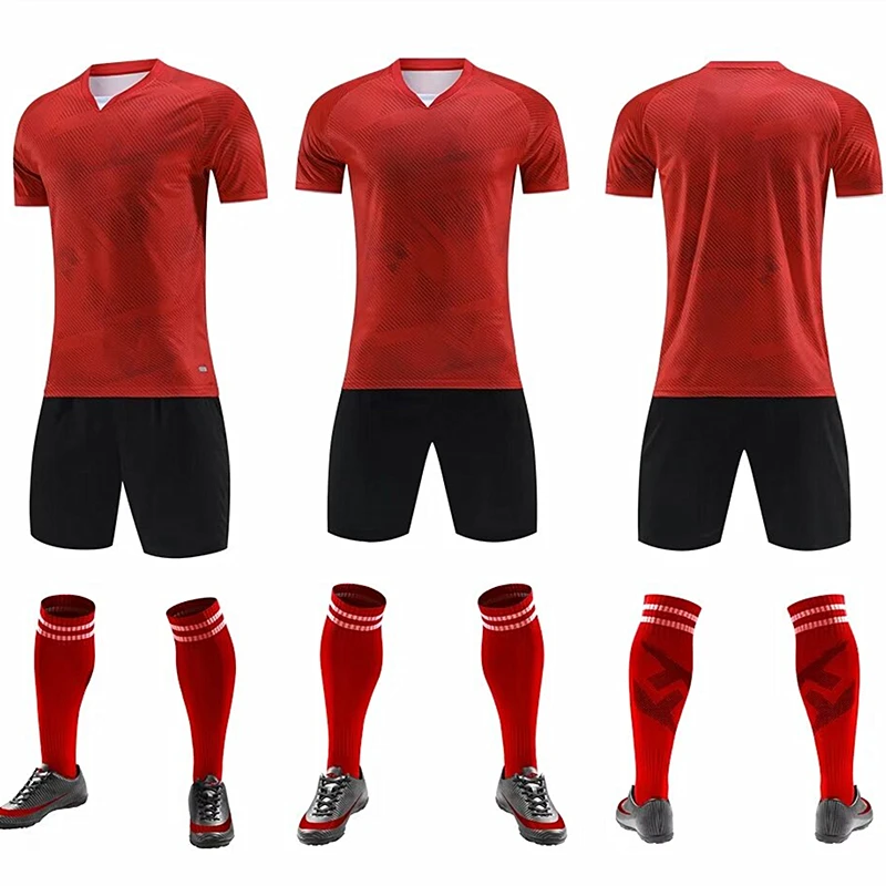 Quick Drying Football Jersey for Men Kids Soccer Jerseys sets Men Boys Football Team Training Uniforms