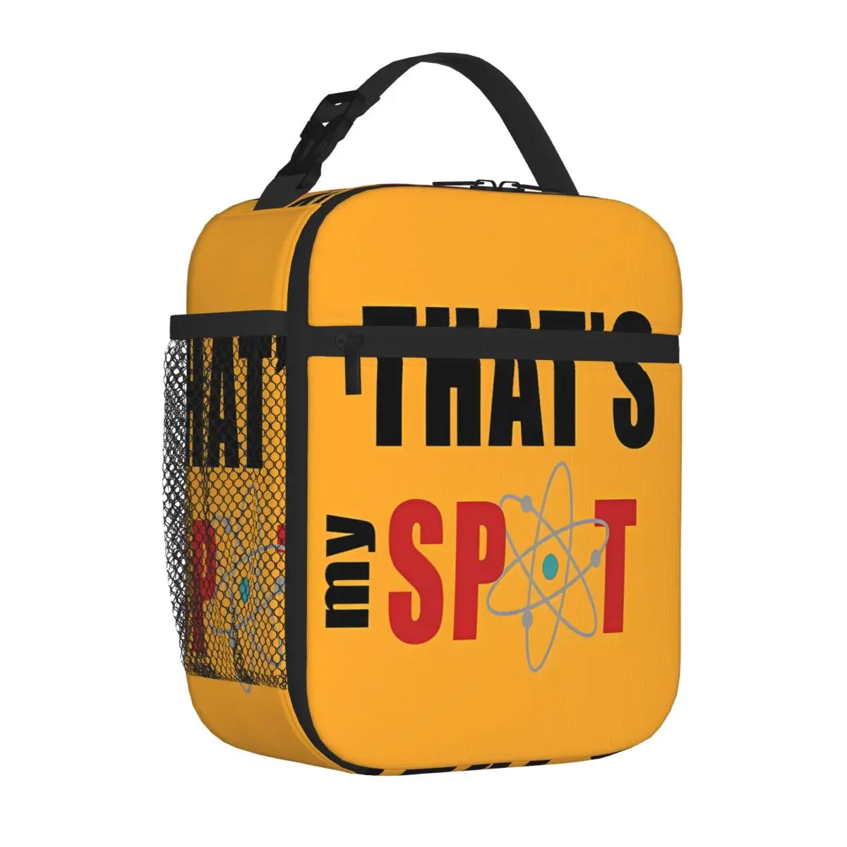 Bestselling That's My Spot Canvas Texture Thermal Food Carrier Festival Outing Lunch Carrier