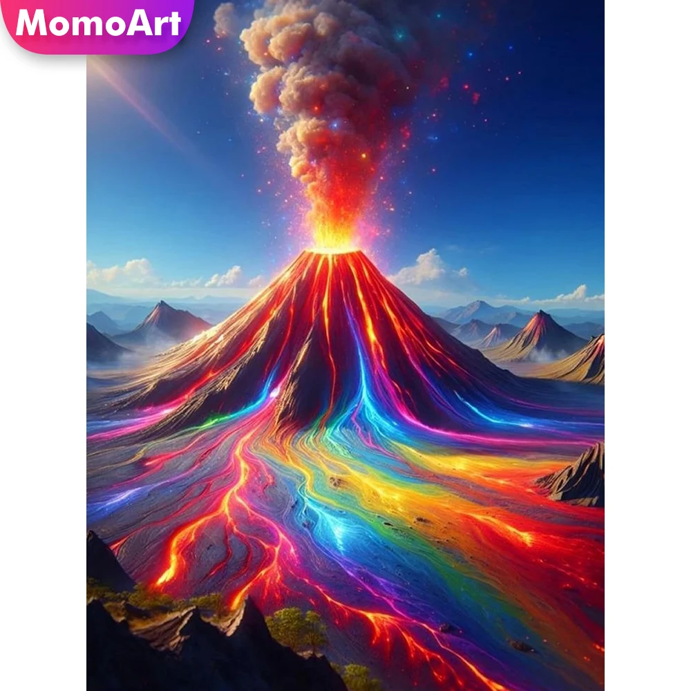 Momoart Diamond Painting Mountain Landscape Suitable for Beg
