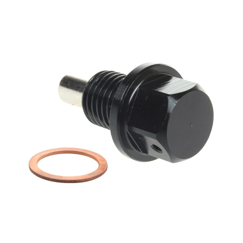 Automotive Universal Oil Pan Screw Magnetic Oil Drain Screw Aluminum Alloy Magnetic Oil Drain Plug M12 M14