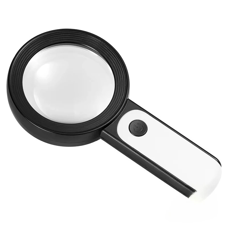

ZC1- Handheld Magnifying glass with light, 30X 4IN large light-emitting magnifying glass with 18 leds for 3-mode illumination