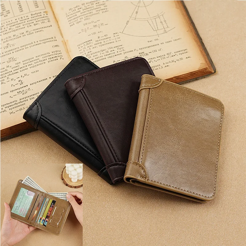 

WERLLANDS PU Leather Vintage Multi-card Slot Unisex Wallet
