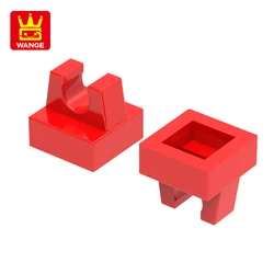 WANGE 2555 100g/471pcs 1x1 Top with Clamp Building Blocks Moc Color Accessories Compatible with Brick DIY Spare Parts Toy Gift