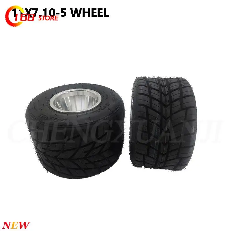11X7.10-5 tubeless tire suitable for karting, drifting wheels, beach bike accessories.off-road use only