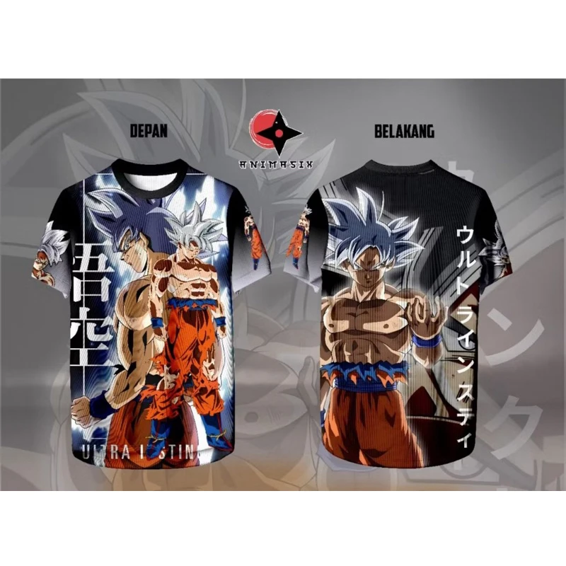 2026 Sommer Dragon Ball Retro Fitness T-Shirt Herren Oversize 3D-Druck Kurzarm Familien-Unisex Kinder-Sportshirt