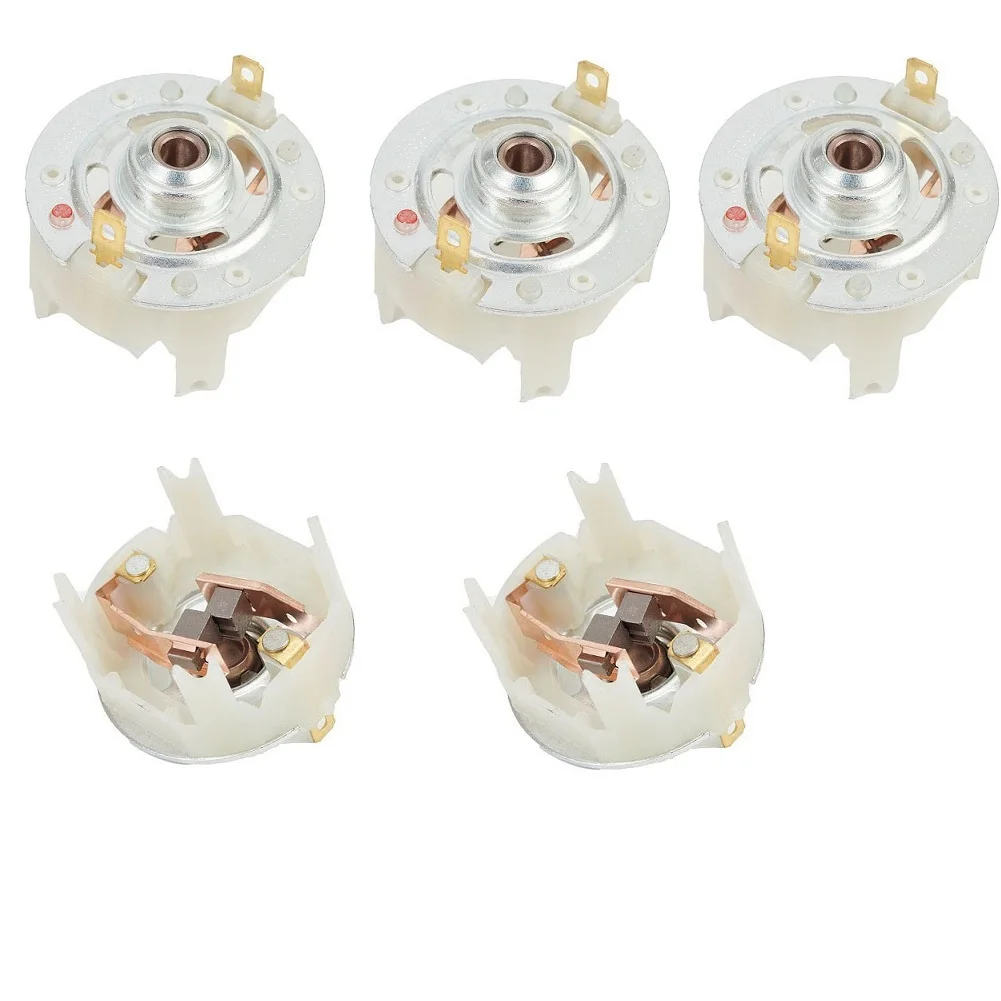 5PCS Carbon Brush Holder Commutation Parts Compatible with Electric Drill Motor for 775 750 755 Model Replacement Use