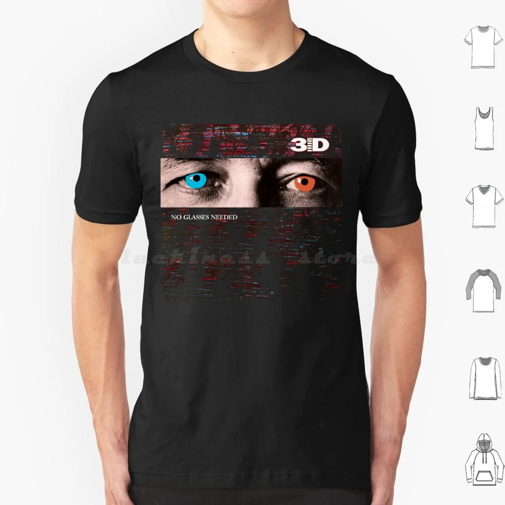 

In-3d-No Glasses Need Футболка 6xl Хлопковая крутая футболка в 3d без очков Не требуется Барраж Ccm Ретро христианская группа 80-х годов Музыка